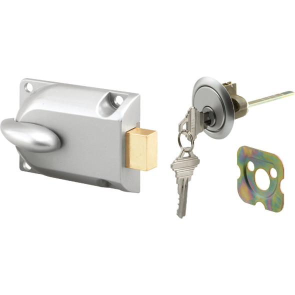 Prime-Line Aluminum Center Mount Deadbolt Lock GD 52119