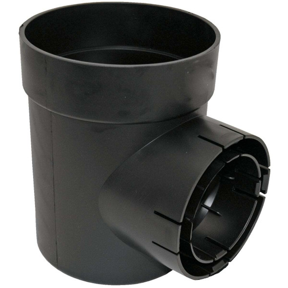 NDS 6 In. Black Spee-D Single Catch Basin Outlet 101