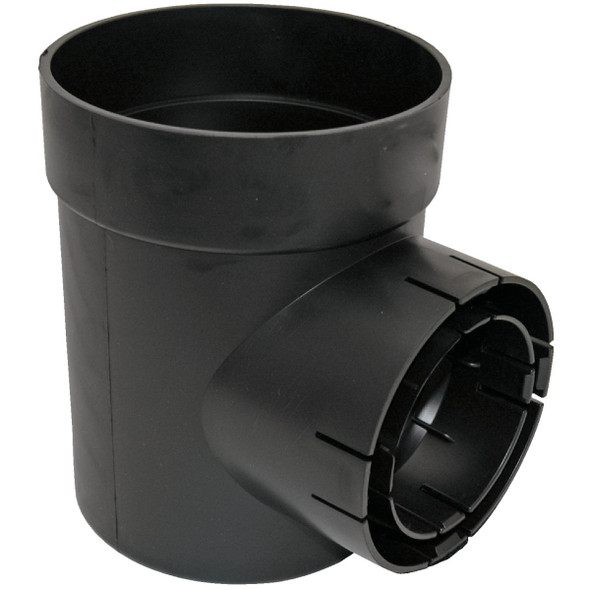 NDS 6 In. Black Spee-D Single Catch Basin Outlet 101