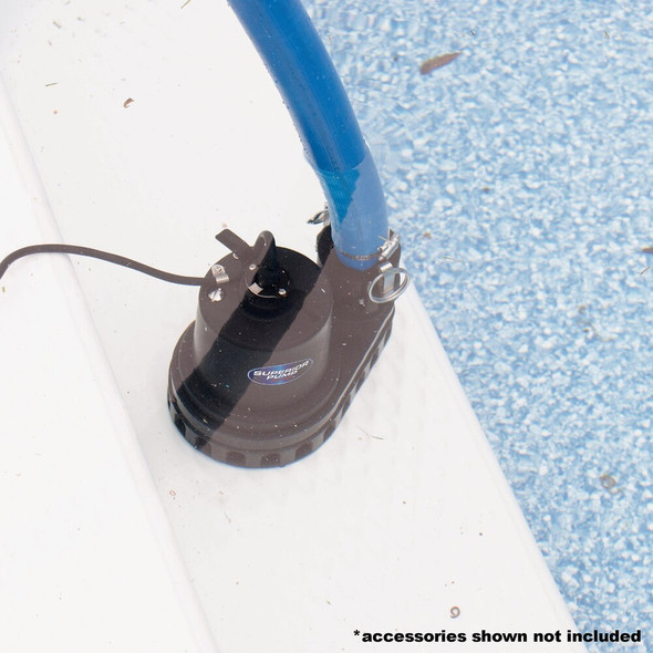 Superior Pump 1-2 HP 3300 GPH Thermoplastic Submersible Utility Pump 91570 433765