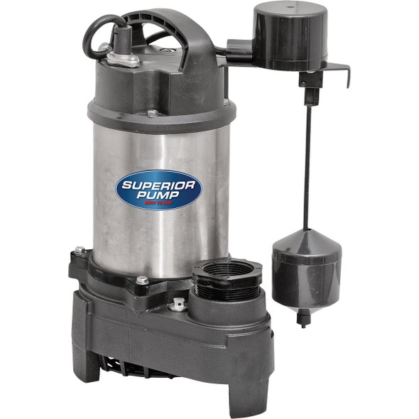Superior Pump 1/2hp Stainless Sump Vfs 92571