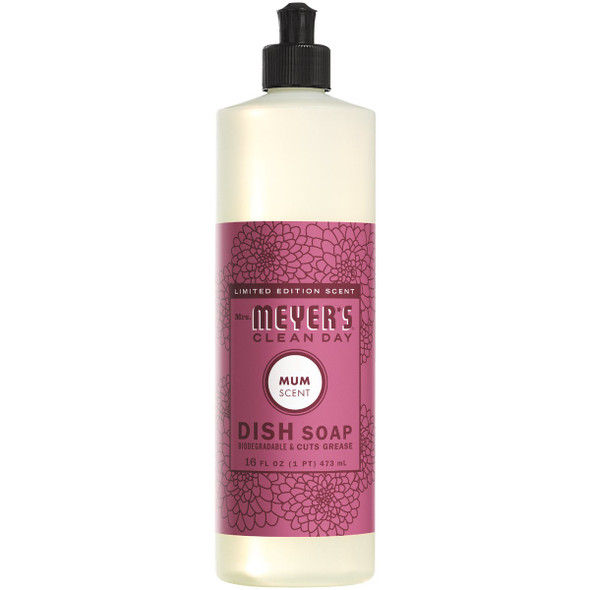 Mrs. Meyer's Clean Day 16 Oz. Elderberry Liquid Dish Soap 12075
