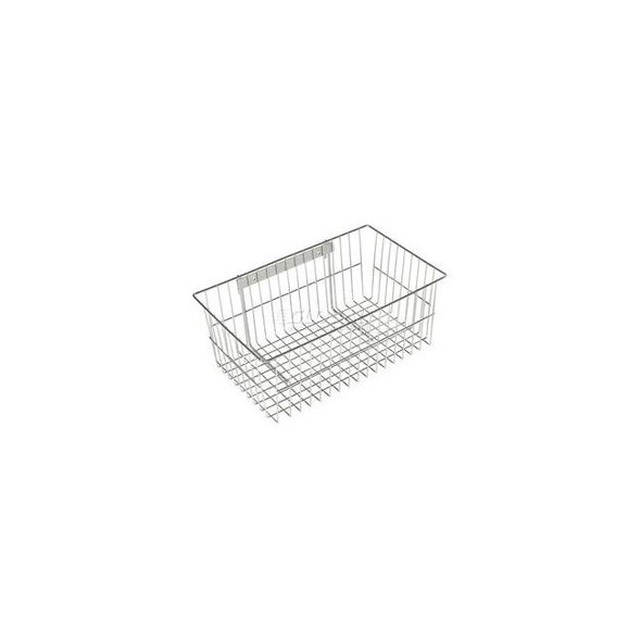 Nexel ASW177 Chrome Wire Utility Basket 18-3/4""W x 11-1/4""D x 7-1/2""H