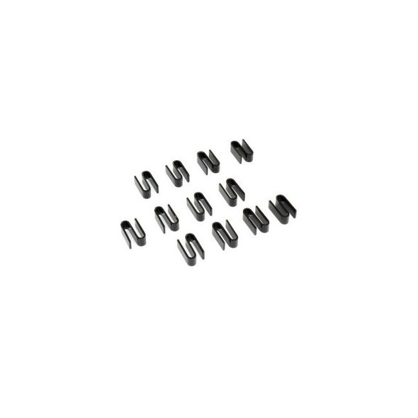 Nexel Black Epoxy S-Hooks Pack of 8