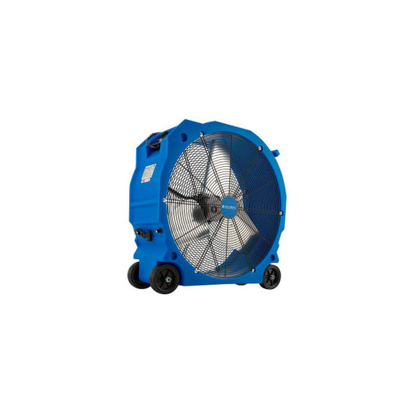 Global Industrial 24"" Blower Barrel Fan Rotomold Plastic 4500 CFM 1/3 HP 1 Phas
