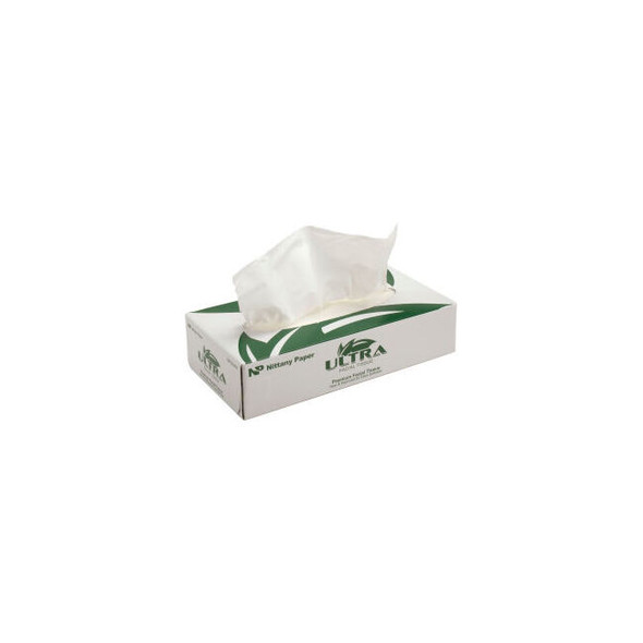 Facial Tissue Flat Box - 100 Sheets/Box 30 Boxes/Case