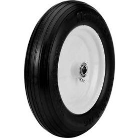 Marathon 00081 3.50/2.50-8 Flat Free Ribbed Tread - 3"" Centered - 5/8"" Bearing