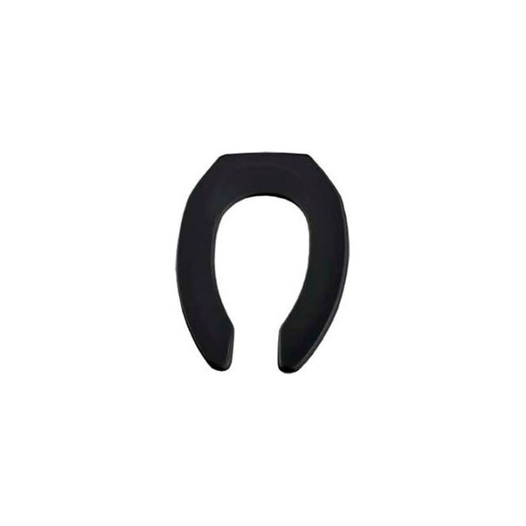 Bemis Heavy Duty Open Front Commercial Seat STA-TITE Hinges Elongated Style Blac