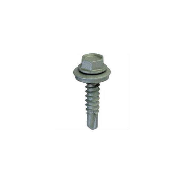 ITW Teks Roofing Screw - #12 x 1"" - Hex Washer Head - Drill Point - 21418 Packa