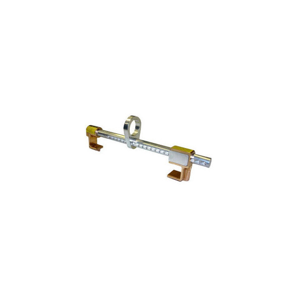 Miller Shadow Adjustable Beam Anchor Aluminum/Bronze Fits 3""-14"" Flange 8816-1
