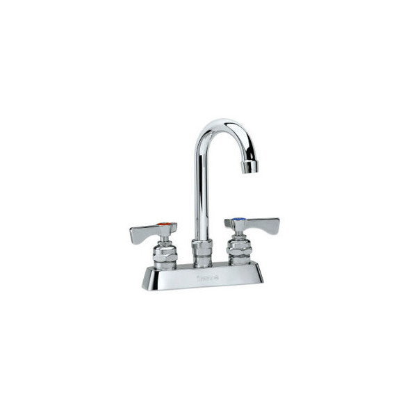 Krowne 15-301L - Royal Series 4"" Center Deck Mount Faucet 6"" Gooseneck Spout