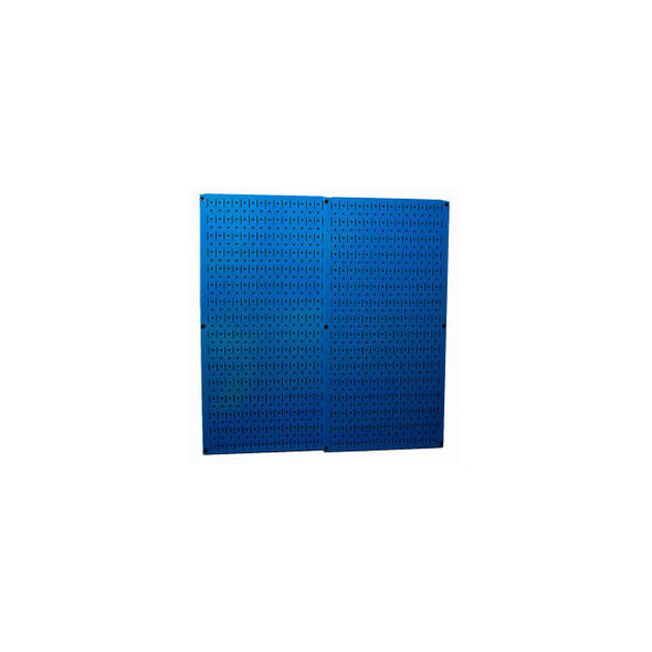 Wall Control Pegboard Pack- 2 Panels Blue Metal 32"" X 32"" X 3/4""