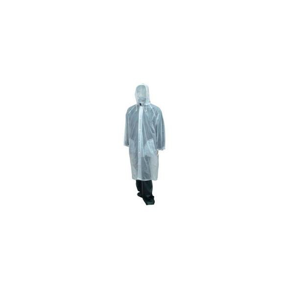 Tingley C61210 Tuff-Enuff Coat Clear 48"" Detachable Hood XL