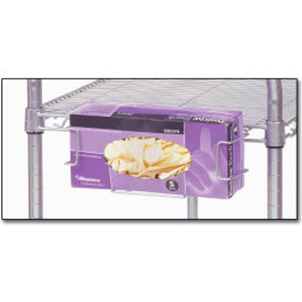 Nexel Single Glove Box Holder 11-5/8""L x 3-15/16""W x 4-1/8""H Chrome
