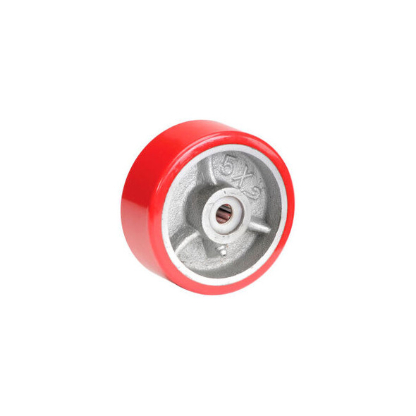 Global Industrial 5"" x 2"" Polyurethane Wheel - Axle Size 5/8""