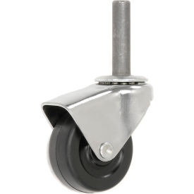 Algood Hooded Type Series Chair Caster with Soft Rubber Wheel S7224372SR - Stem