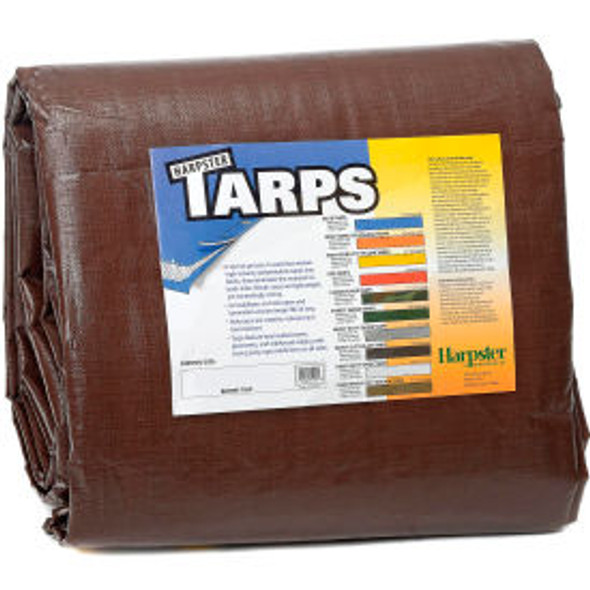 10' x 20' Super Heavy Duty 8 oz. Tarp Brown - BR10x20