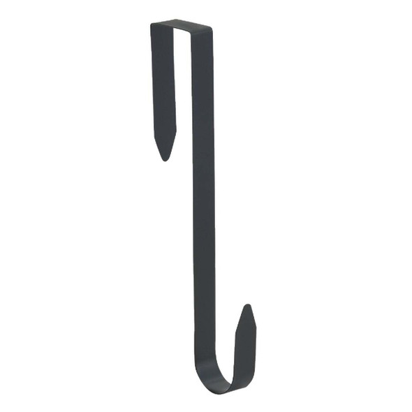 Gerson 12 In. Metal Over-The-Door Black Wreath Hanger 2310740