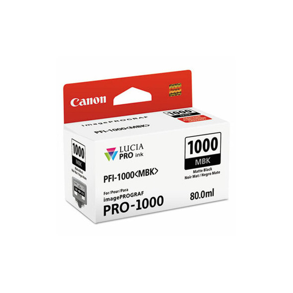 Canon® 0545c002 (pfi-1000) Lucia Pro Ink, Matte Black 0545C002 Canon® 0545c002 (pfi-1000) Lucia Pro Ink, Matte Black 0545C002