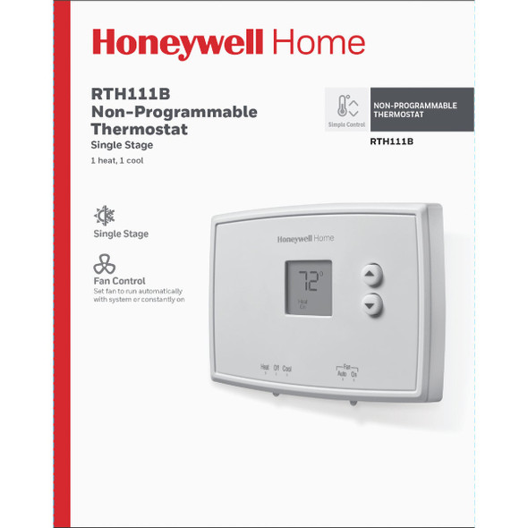 Honeywell Home Non-Programmable White Digital Thermostat