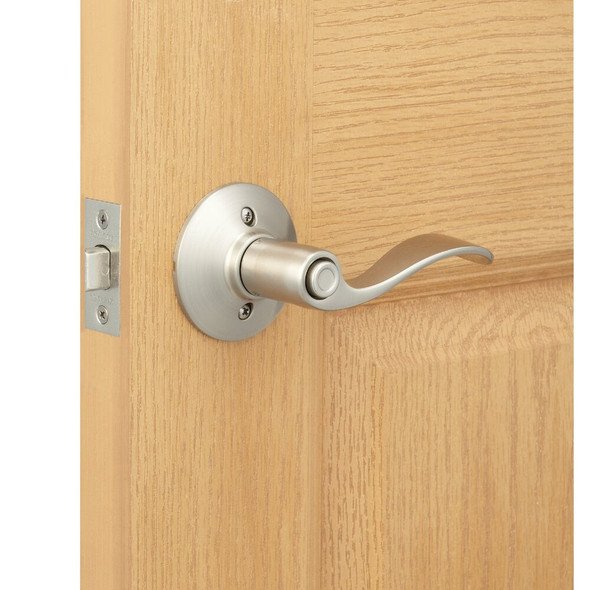 Schlage Accent Satin Nickel Privacy Door Lever F40VACC619 217615