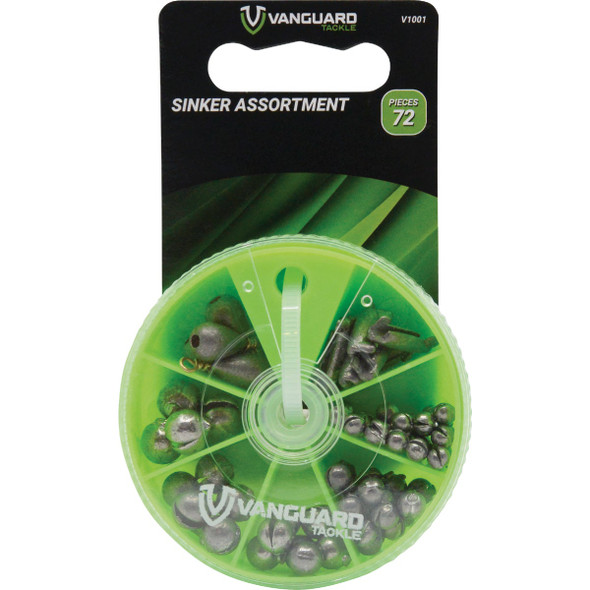 Vanguard 72-Piece Sinker Kit Assortment V1001 Vanguard 72-Piece Sinker Kit Assortment V1001