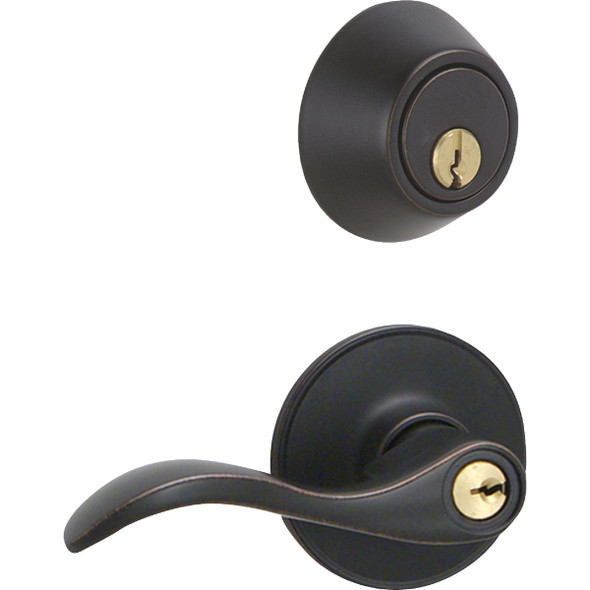 Dexter Seville Aged Bronze Deadbolt & Lever Combo JC60VSEV716