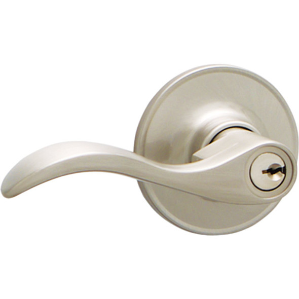Schlage Dexter Satin Nickel Seville Entry Door Lever  J54VSEV619