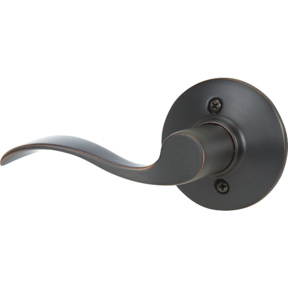 Schlage Accent Left-Handed Aged Bronze Dummy Door Lever F170VACC716LH