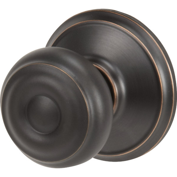 Schlage Georgian Aged Bronze Hall & Closet Door Knob F10VGEO716 227187