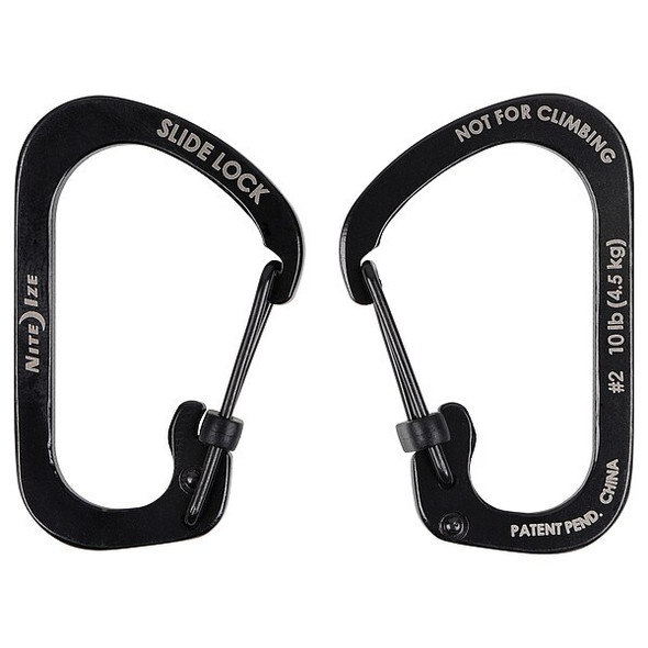 Nite Ize Carabiner, Stainless Steel, 10 lb Limit CSL2-01-R6