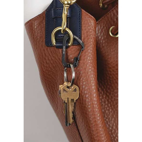 Nite Ize Locking Carabiner Clip,Black,1-3/32 in CSL2-01-R6