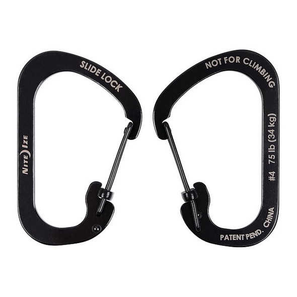 Nite Ize Carabiner, Stainless Steel, 75 lb Limit CSL4-01-R6