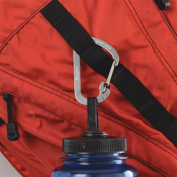 Nite Ize Locking Carabiner Clip,Black,2 in. CSL4-01-R6