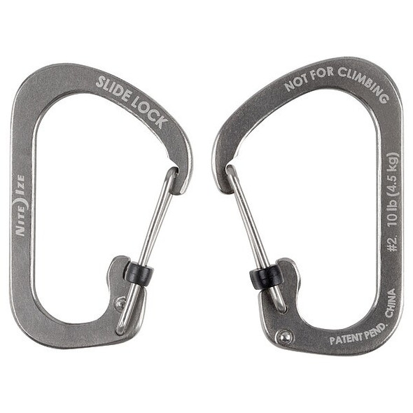 Nite Ize Carabiner, Stainless Steel, 10 lb Limit CSL2-11-R6