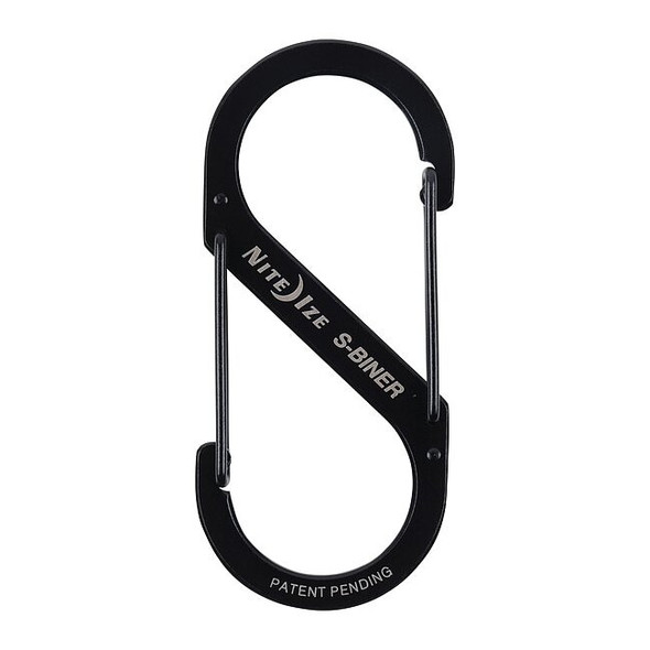 Nite Ize 3.5" L, Stainless Steel, Black SB4-03-01