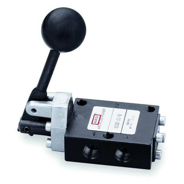 Aro Manual Air Control Valve, Lever, Black 5030-10 Aro Manual Air Control Valve, Lever, Black 5030-10