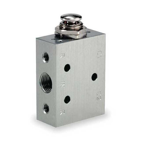 Aro Manual Air Control Valve,4-Way,1/8in NPT M211HS