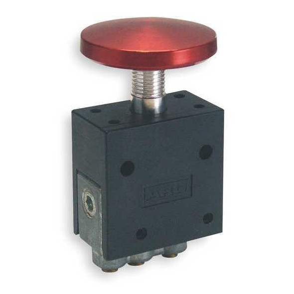 Aro Manual Air Control Valve, Button, Red 461-2 Aro Manual Air Control Valve, Button, Red 461-2