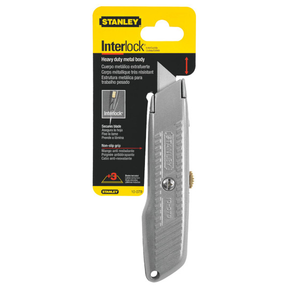 Stanley InterLock Retractable Straight Utility Knife