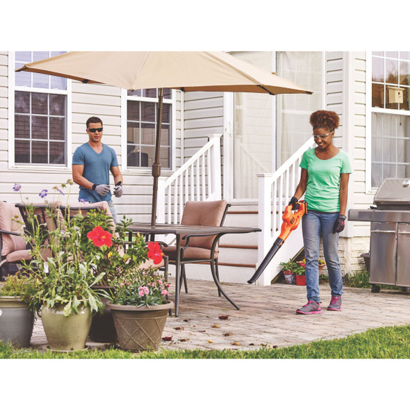 Black & Decker 130 MPH 80 CFM 20V MAX Lithium-Ion Cordless Blower Black & Decker 130 MPH 80 CFM 20V MAX Lithium-Ion Cordless Blower