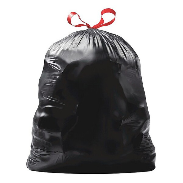 Glad 30 gal Trash Bags, 30 in x 33 in, Extra Heavy-Duty, 1.05 mil, Black 78952