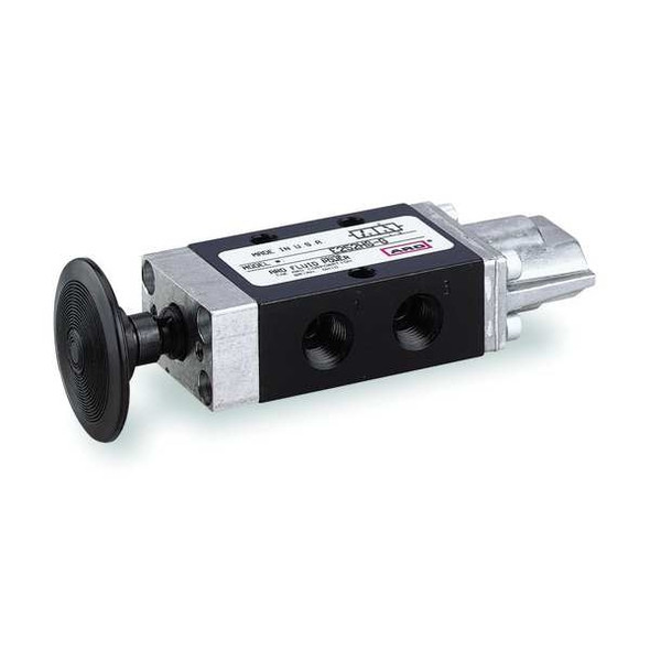 Aro Manual Air Control Valve, Button, Black E212HS Aro Manual Air Control Valve, Button, Black E212HS