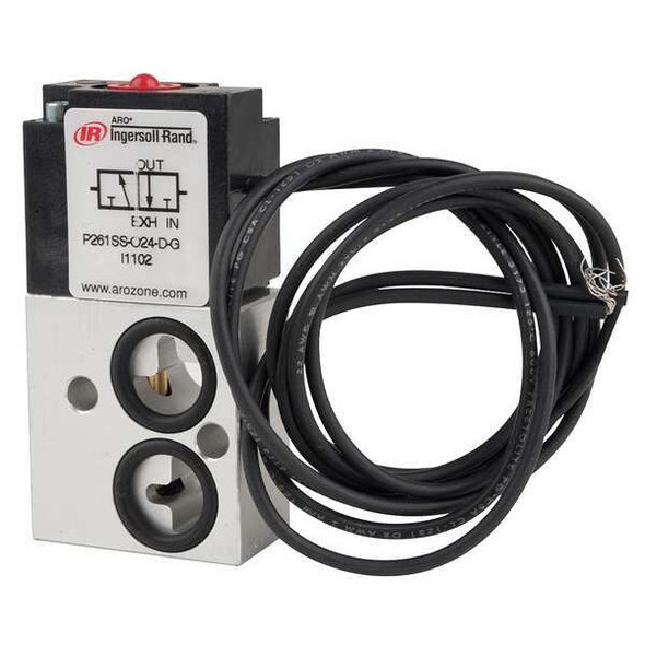 Aro Solenoid Air Control Valve,1/8 In,24VDC P261SS-024-D
