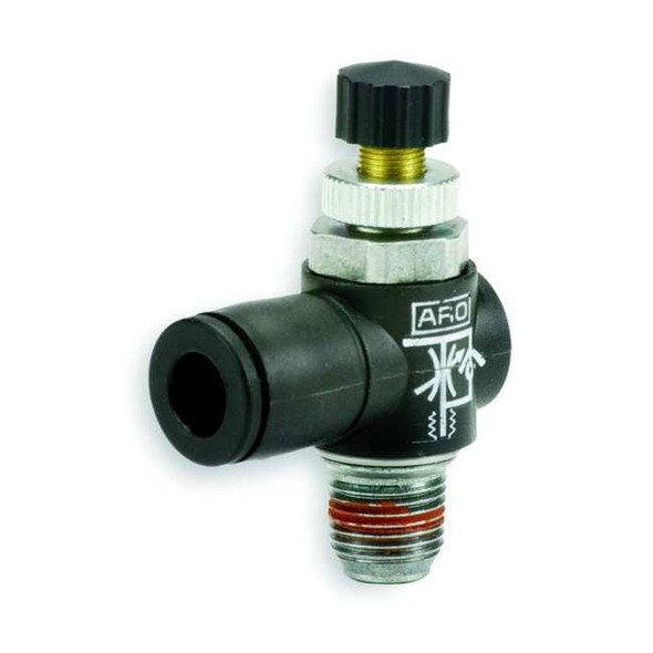 Aro CylPortFlowCtrlValve,1/8inNPT,MeterOut 119310-125