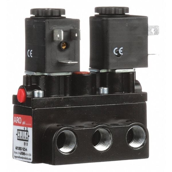 Aro Solenoid Air Con Valve,Four-Way,150 psi A212SD-120-A Aro Solenoid Air Con Valve,Four-Way,150 psi A212SD-120-A