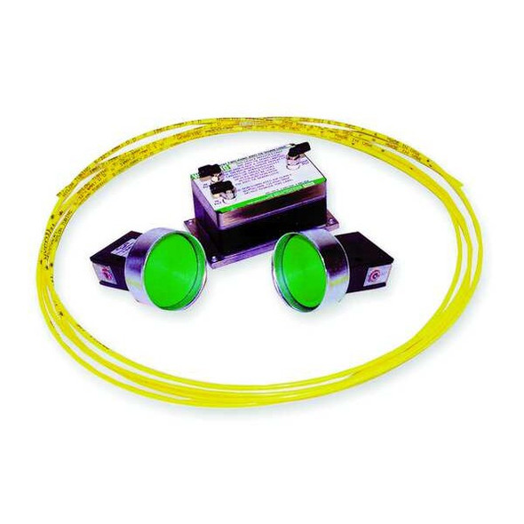 Aro Manual Air Control Valve, Button, Green 59003-842