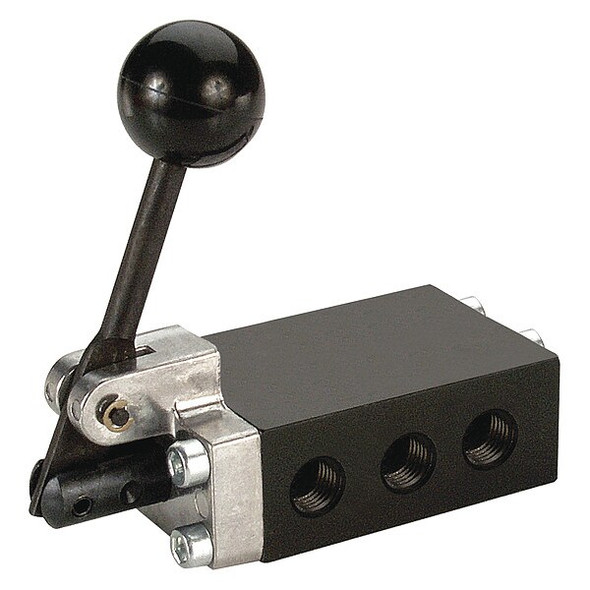 Aro Manual Air Control Valve,4-Way,1/8in NPT 5040-10