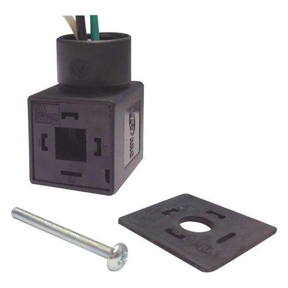 Aro Solenoid Coil Connector, 3 Pin, 30 mm CDW-30