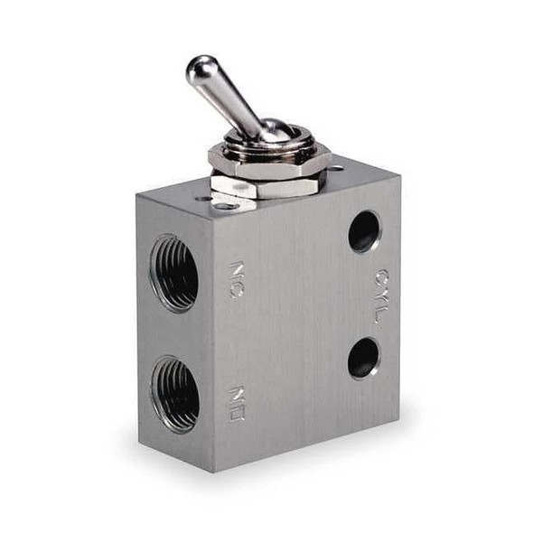 Aro Manual Air Control Valve,3-Way,1/8in NPT M251LS